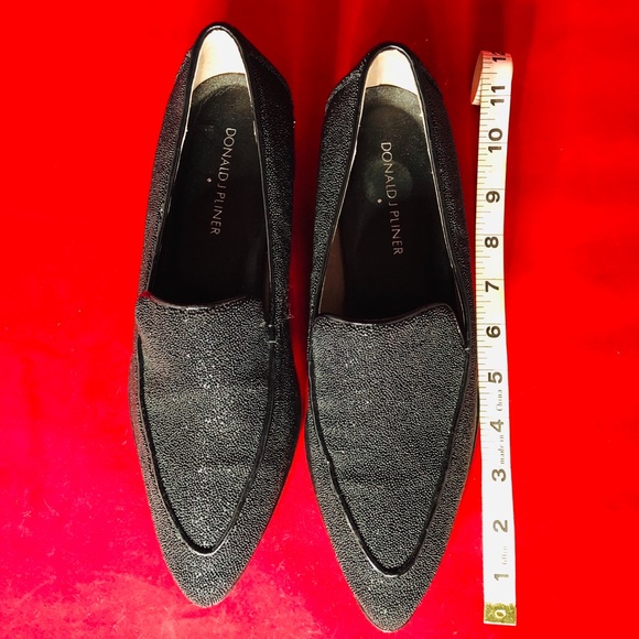 Donald J Pliner Studded Black Loafers - Picture 7 of 7